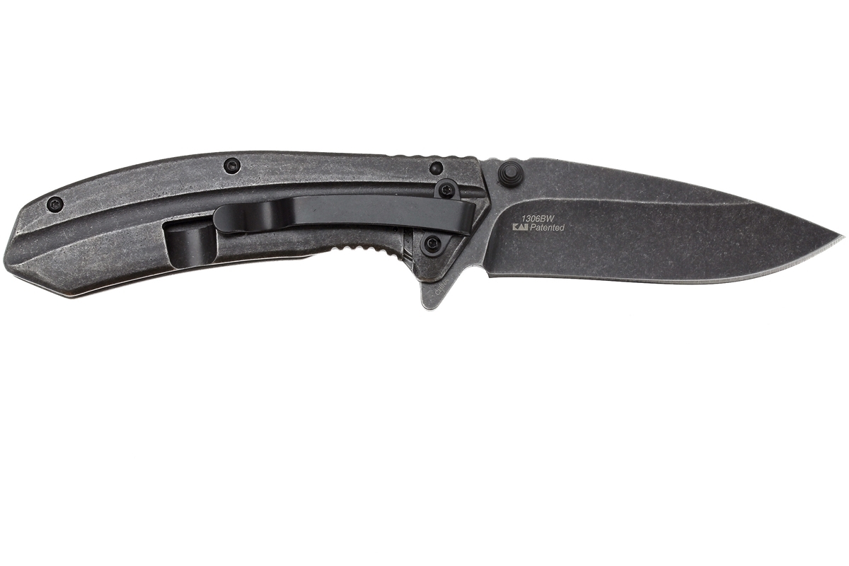 Нож складной Filter - Kershaw 1306BW, сталь 4Cr14, рукоять нержавеющая сталь - фото 2