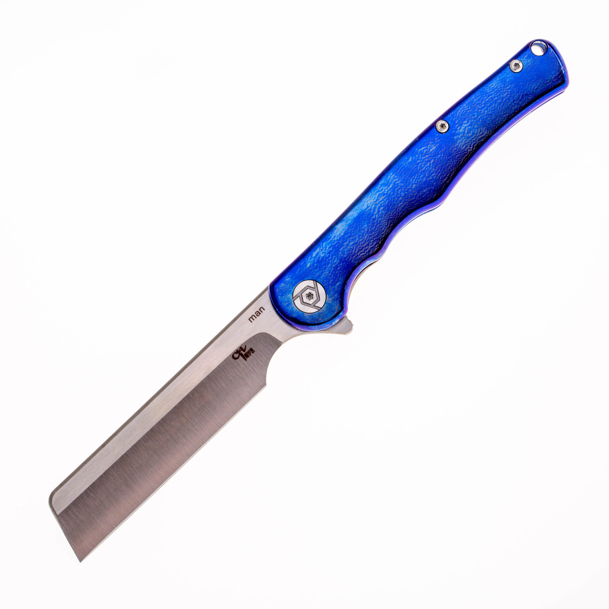 фото Складной нож ch man, сталь s35vn цвет синий ch outdoor knife