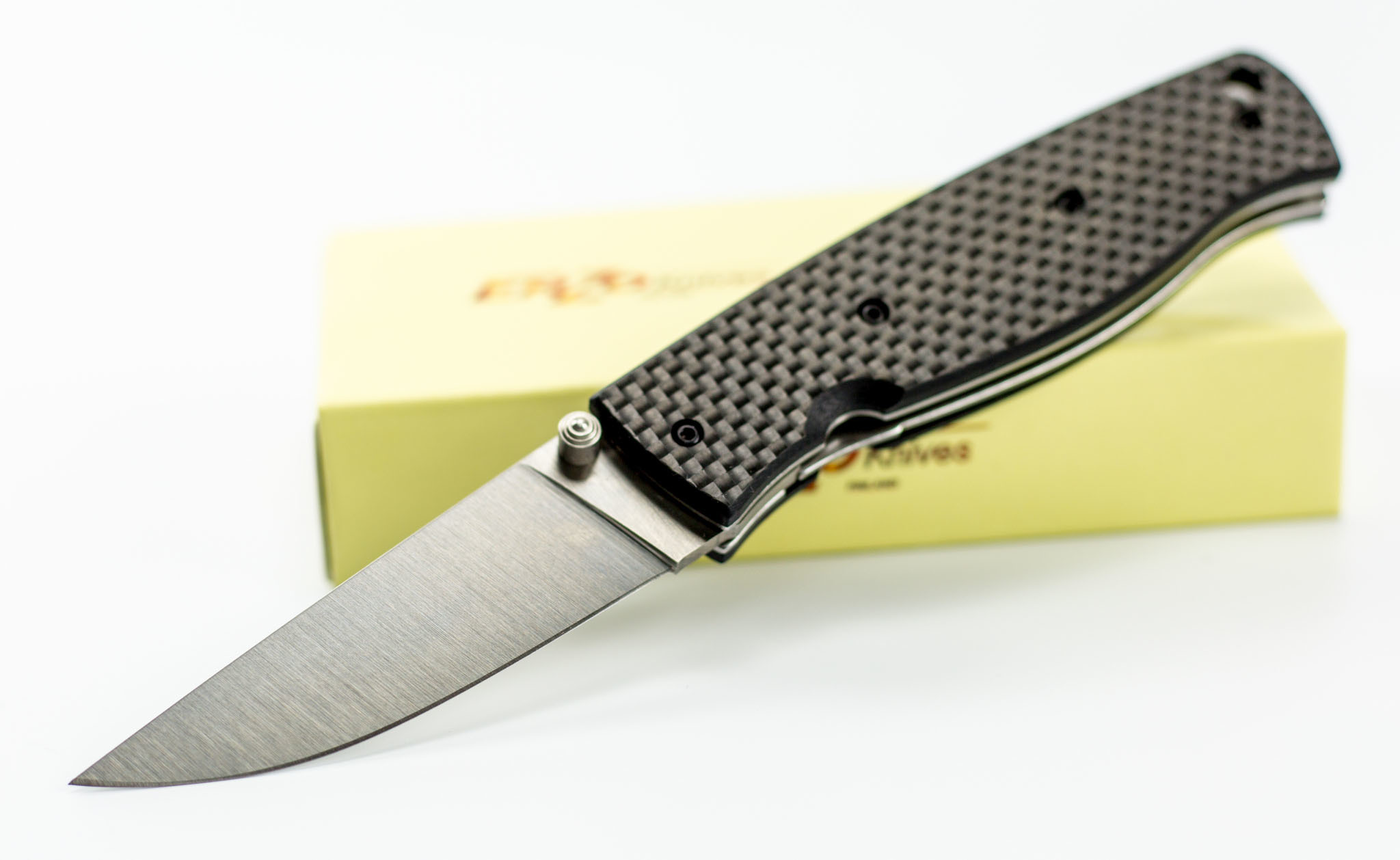 Складной нож Enzo Birk 75, карбон, порошковая сталь S30V