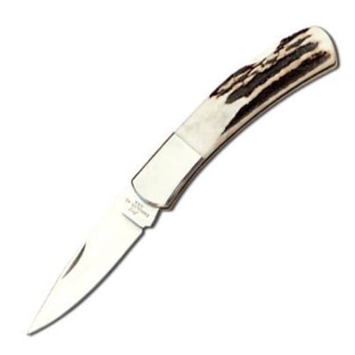 фото Складной нож katz gentleman's, сталь ats-34, рукоять олений рог