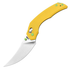 Фото Складной нож CJRB Nanner, сталь AR-RPM9, рукоять G10, желтый