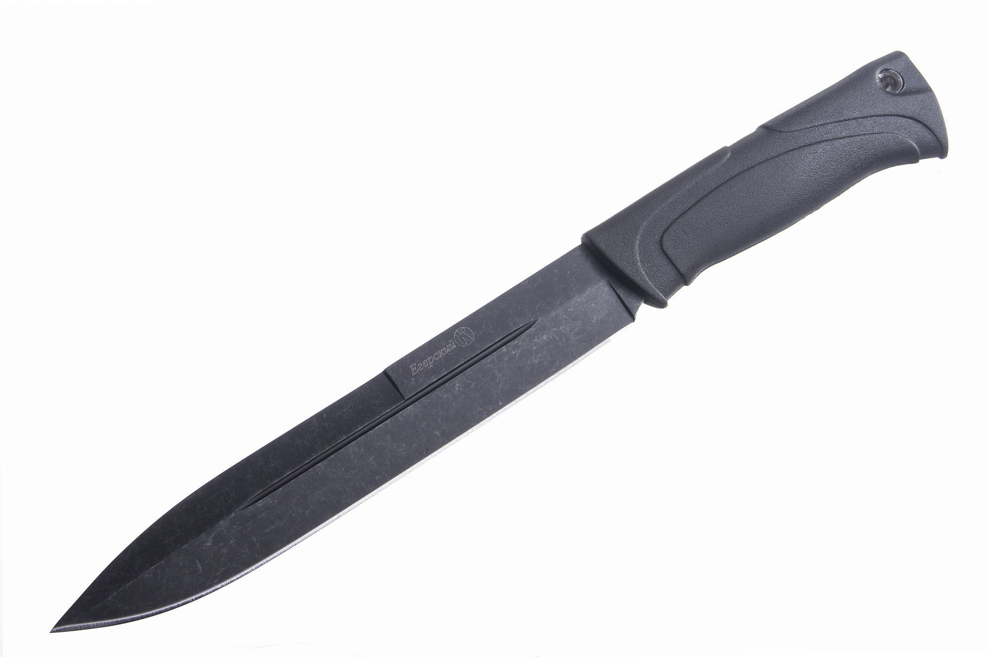 Нож Егерский, сталь AUS-8 SW черный, Кизляр от Ножиков