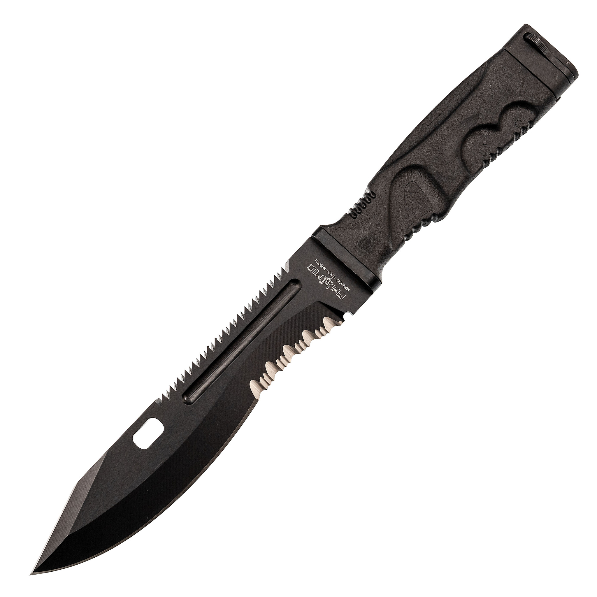 Нож Fox Bayonet, сталь N690, рукоять Forprene, чёрный
