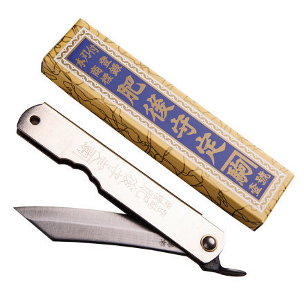 Нож складной Higonokami Nagao Kanekoma, сталь VG10, рукоять никель - фото 3