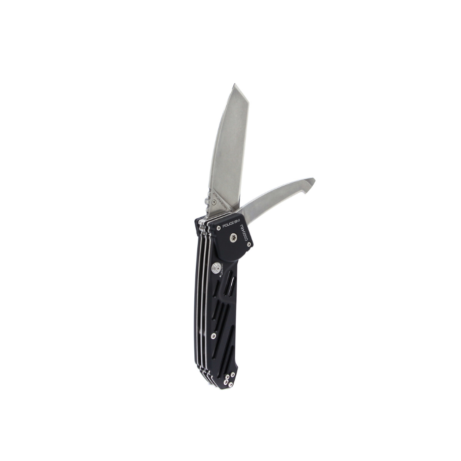 фото Многофункциональный складной нож с выкидным стропорезом extrema ratio police sm (soccorritore militare), сталь bhler n690, рукоять алюминий