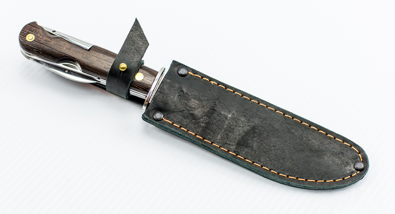 Многопредметный нож Окопник (Егерский) 95Х18, венге - фото 5