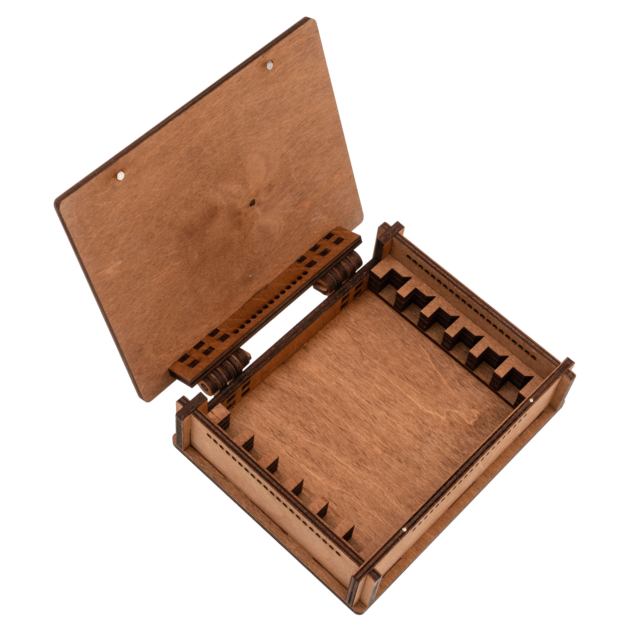 Деревянная шкатулка для хранения 6 брусков, 150 мм - фото 3