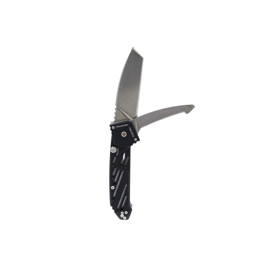 фото Многофункциональный складной нож с выкидным стропорезом extrema ratio police sm (soccorritore militare), сталь bhler n690, рукоять алюминий