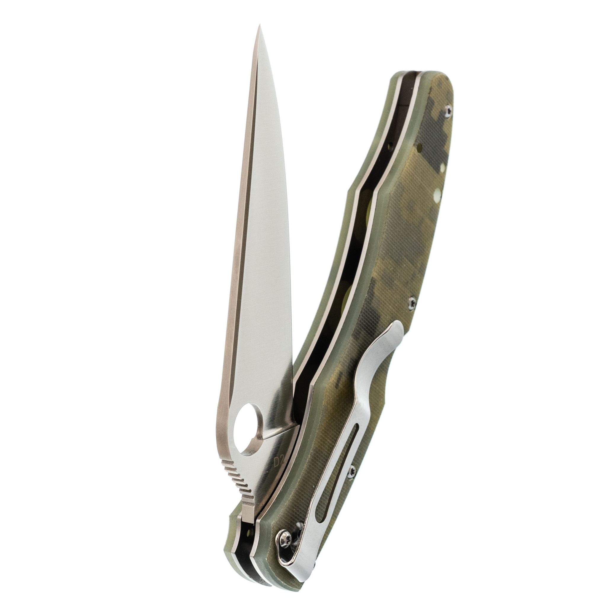 Складной нож Steelclaw Коп 1, сталь D2, рукоять G10, камуфляж - фото 5