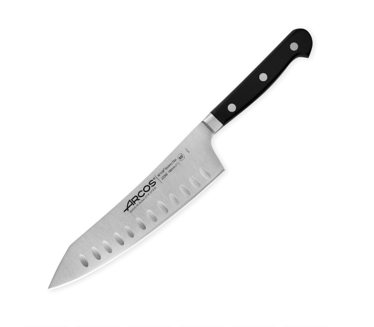Поварской кухонный нож кирицуке Arcos Opera 18 см, сталь X50CrMoV15, рукоять ацетальная смола