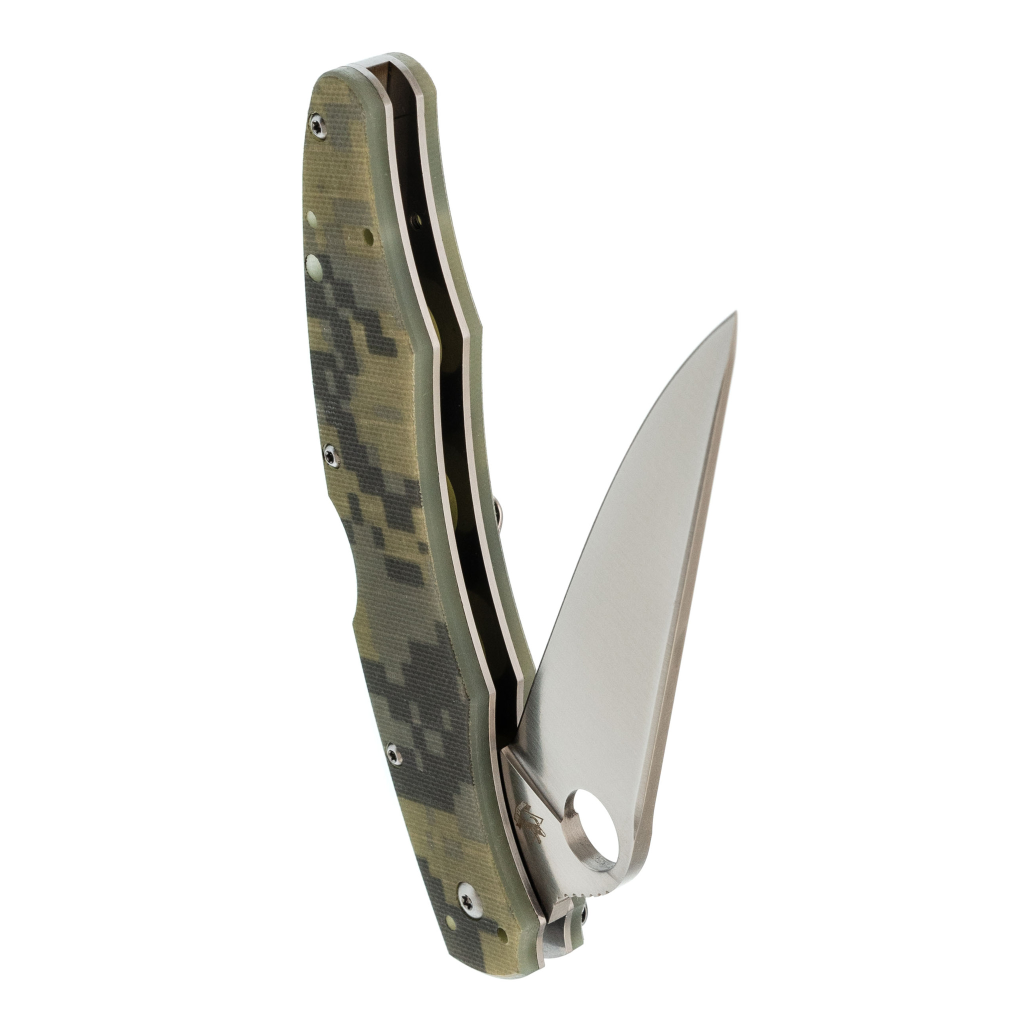 Складной нож Steelclaw Коп 1, сталь D2, рукоять G10, камуфляж - фото 4