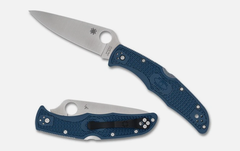 Фото Складной нож Spyderco Endura 4, сталь VG-10, рукоять FRN синий