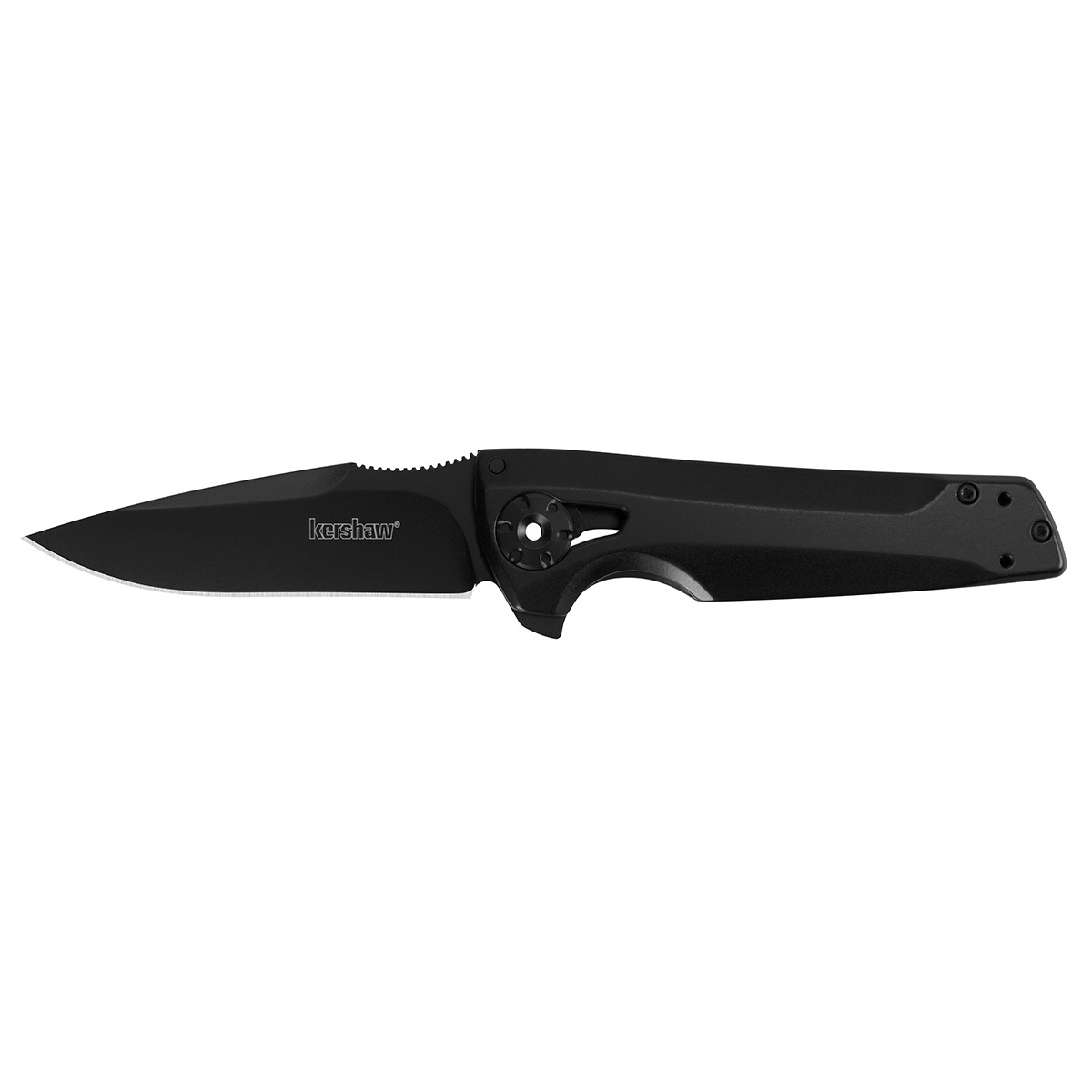 Складной нож Flythrough KERSHAW 1988, сталь 8Cr13MoV, рукоять нержавеющая сталь набор из 3 х ножей фиксированным клинком crkt black fork hunting knife set сталь 8cr13mov цельнометаллические