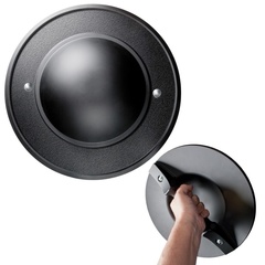 Фото Щит тренировочный Cold Steel Medieval Buckler, пластик, черный