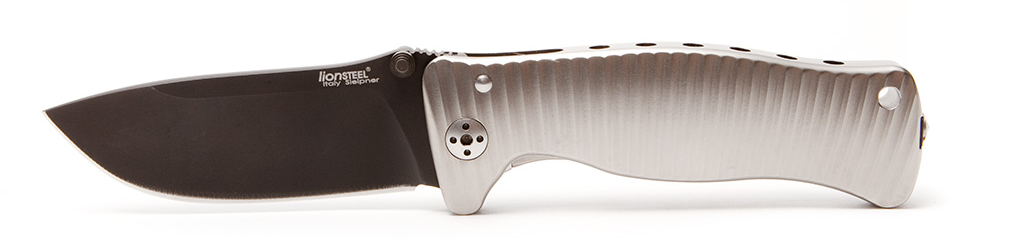 Нож складной LionSteel SR1 GB, сталь Sleipner, рукоять алюминий