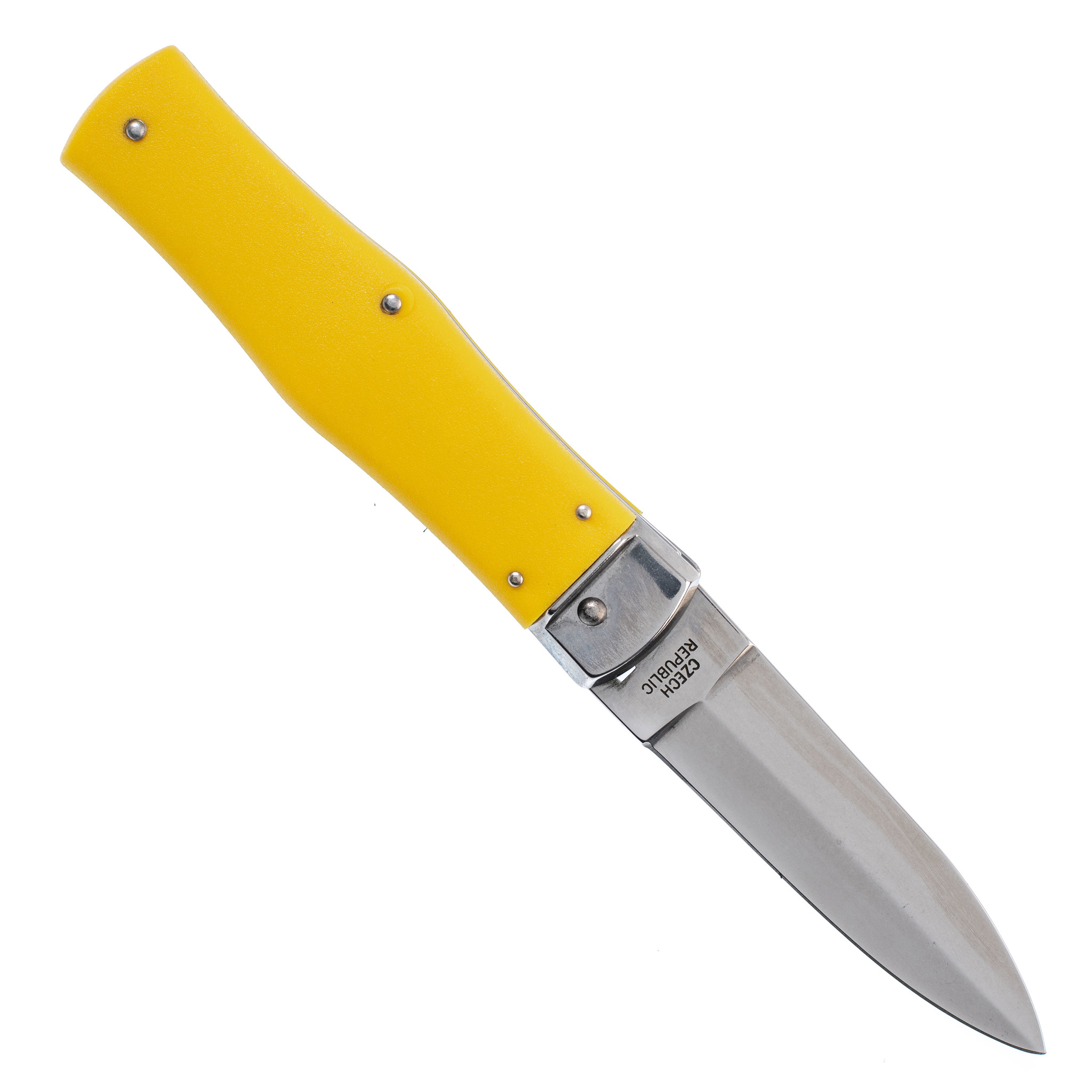 Нож автоматический Predator Yellow Mikov - фото 3