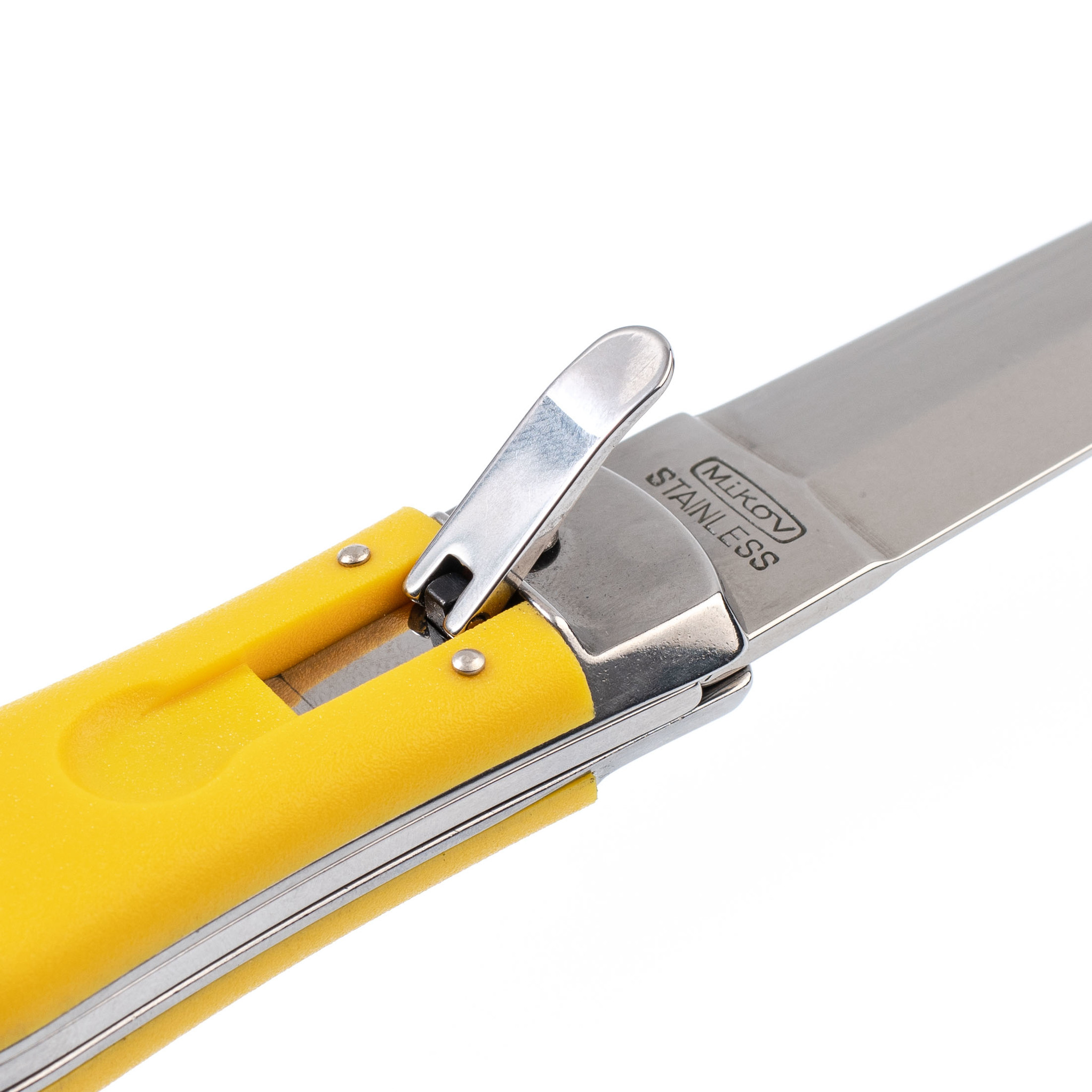 Нож автоматический Predator Yellow Mikov - фото 4