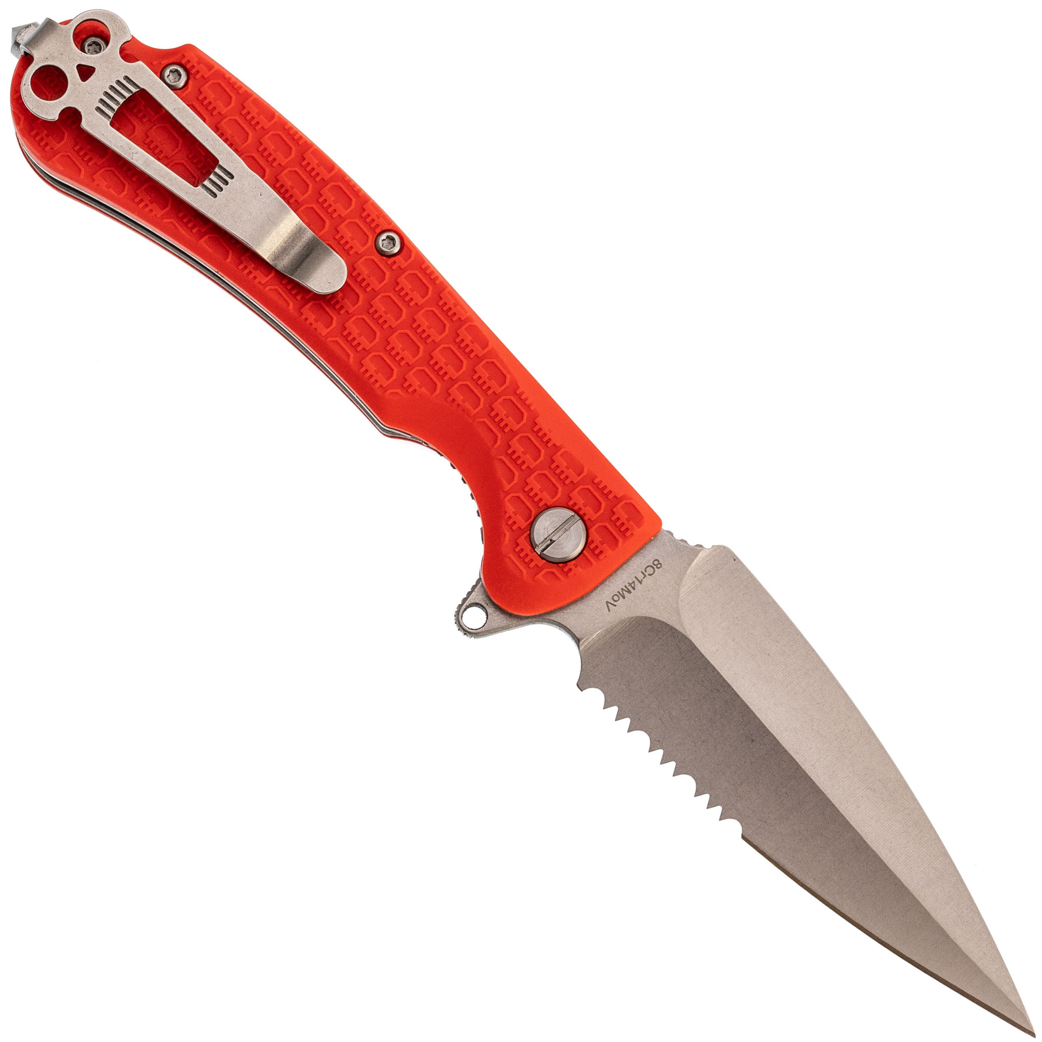 Складной нож Daggerr Urban 2 Orange SW Serrated, сталь 8Cr14MoV, рукоять FRN - фото 3