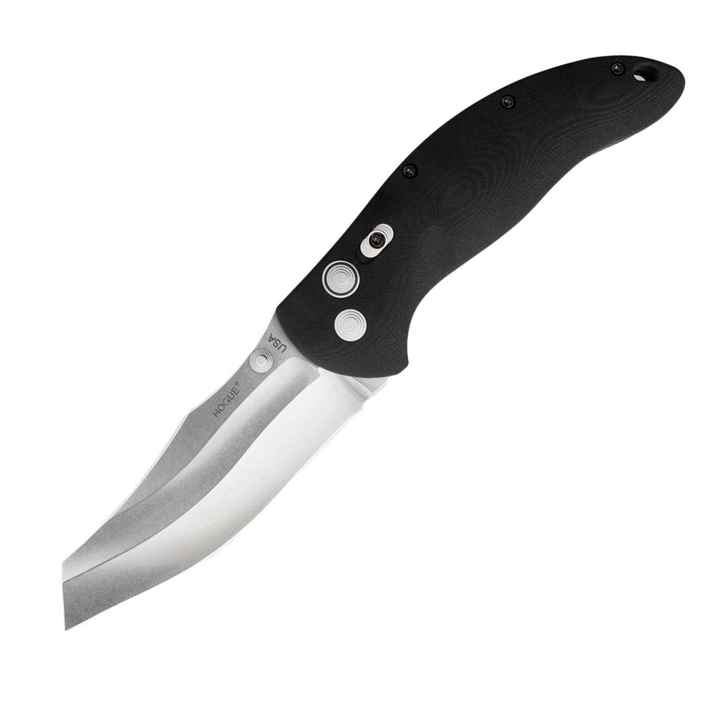 Нож складной Hogue EX-04 Stone Washed Wharncliffe, сталь 154CM, рукоять стеклотекстолит G-Mascus® G10