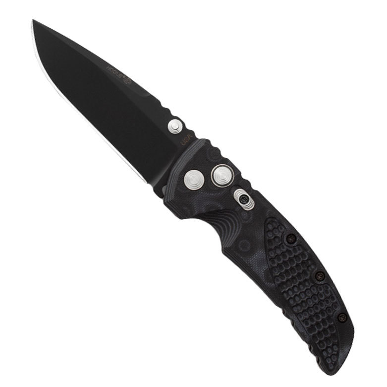 Нож складной EX-01 Black Drop Point Blade, Black/Gray G-Mascus® G10 Handle 8.89 см. - фото 3