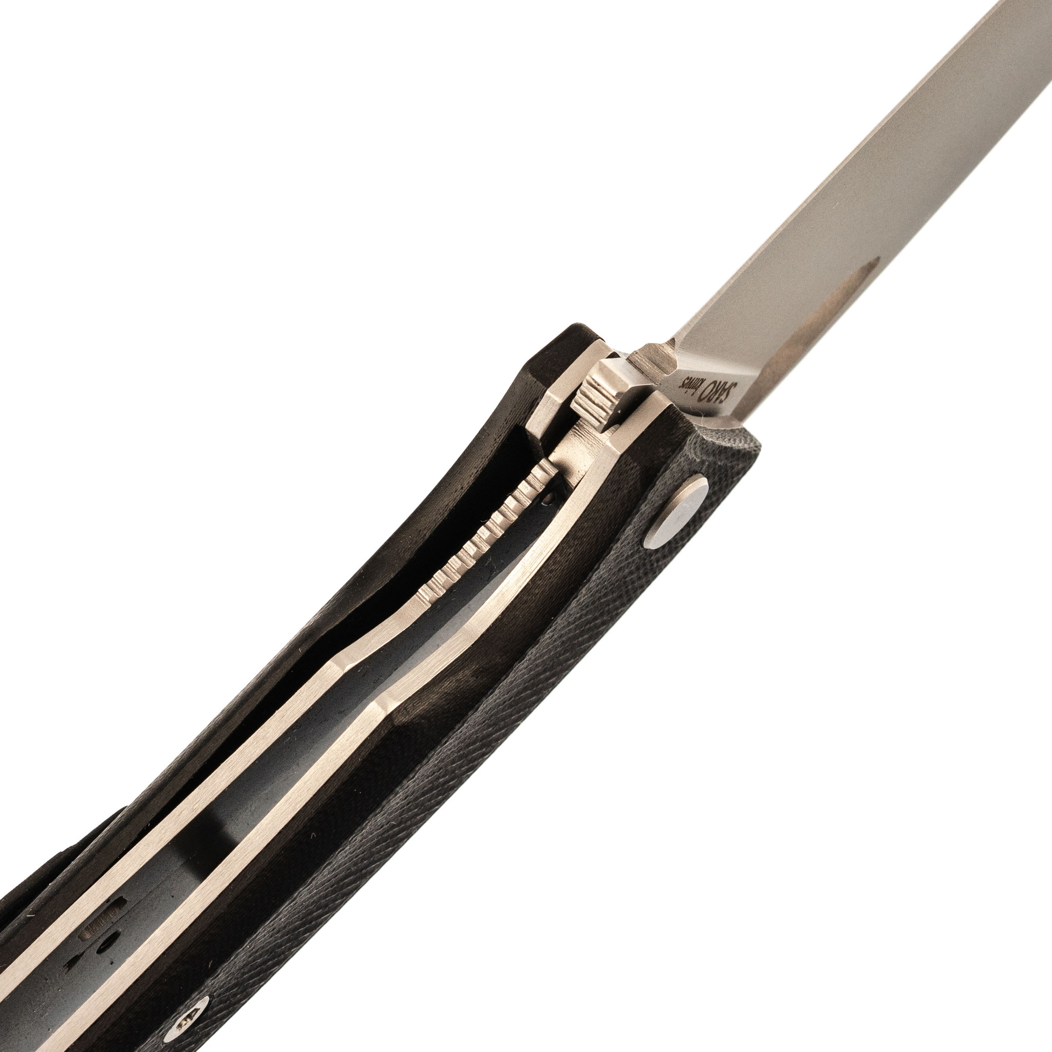 Складной нож Бизон, сталь D2, рукоять G10 - фото 4