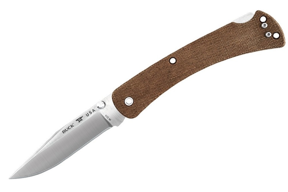 Складной нож Buck Folding Hunter Slim Pro 0110BRS4, сталь S30V, рукоять микарта - фото 7