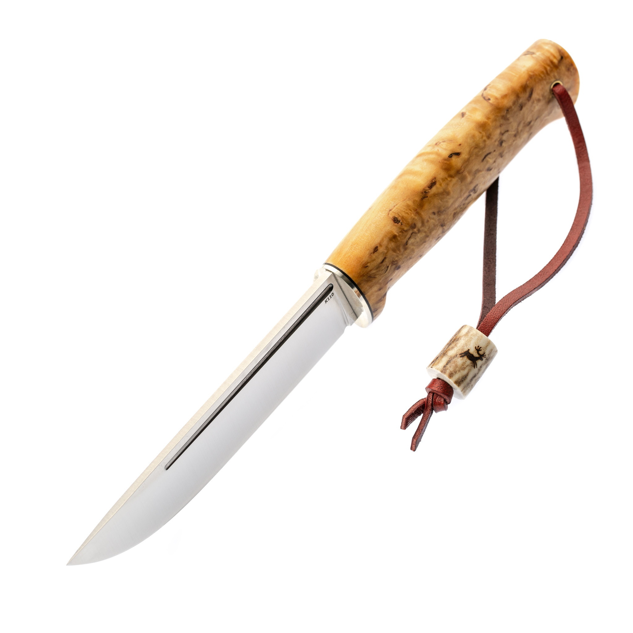 Нож Лиман, K-110, карельская береза - фото 3
