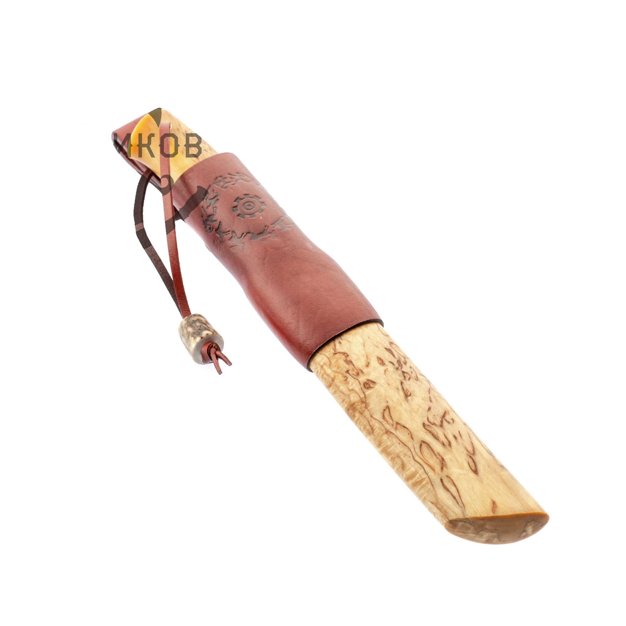 Нож Лиман, K-110, карельская береза - фото 4