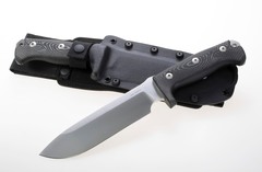 Фото Нож с фиксированным клинком LionSteel M7 MS, сталь Sleipner, рукоять Black micarta