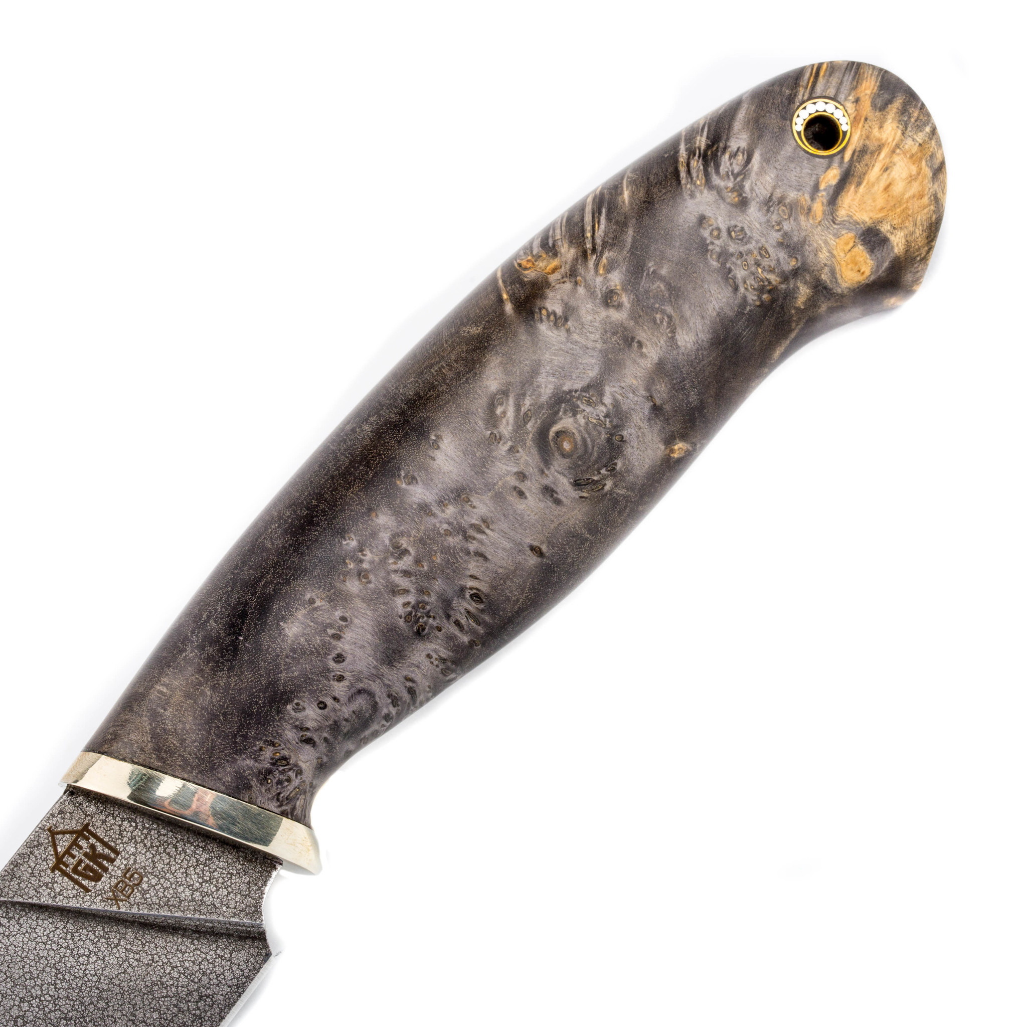 Нож Охотник, сталь ХВ5, карельская береза - фото 3