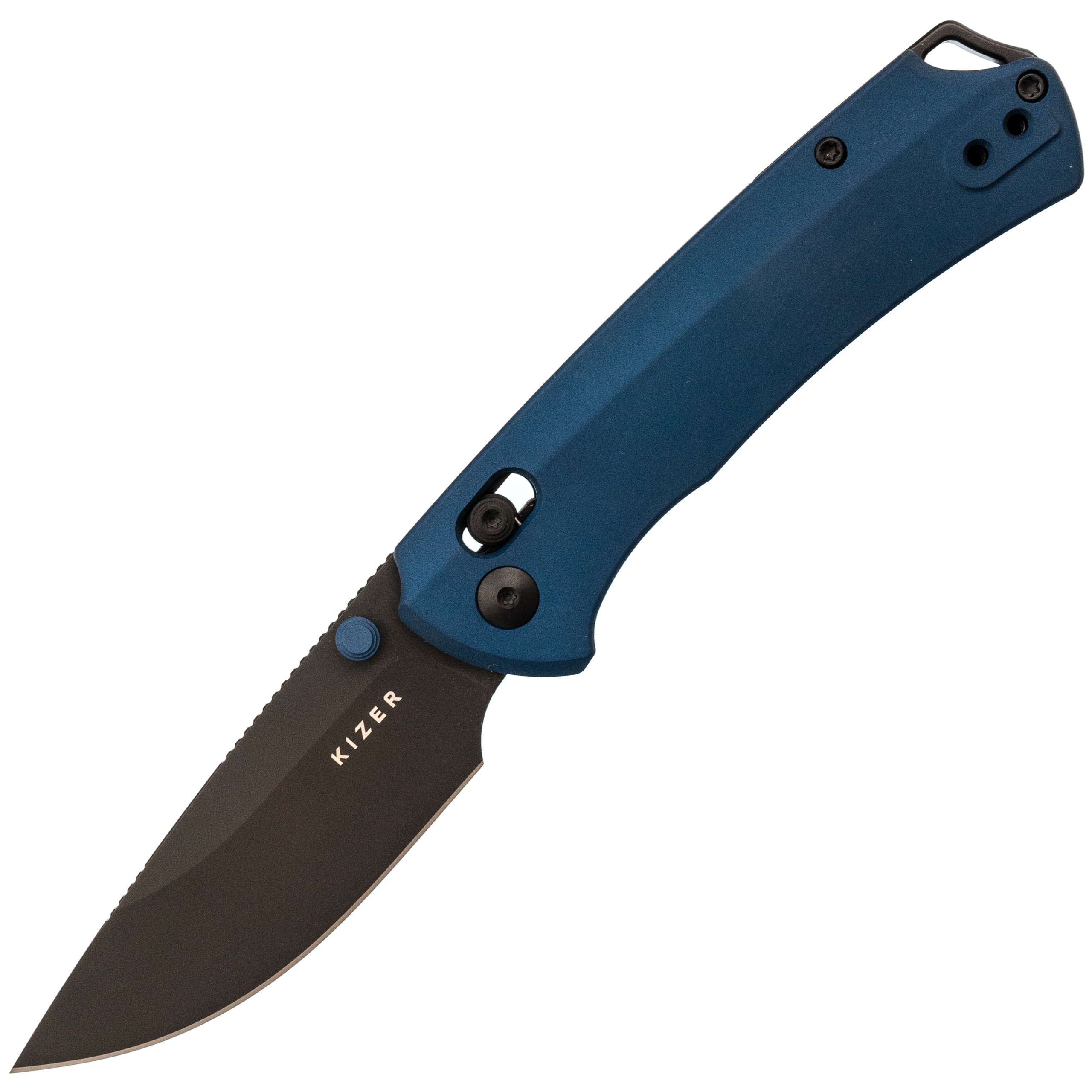 

Складной нож Kizer T1 CD, сталь M390, рукоять алюминий, синий/черный