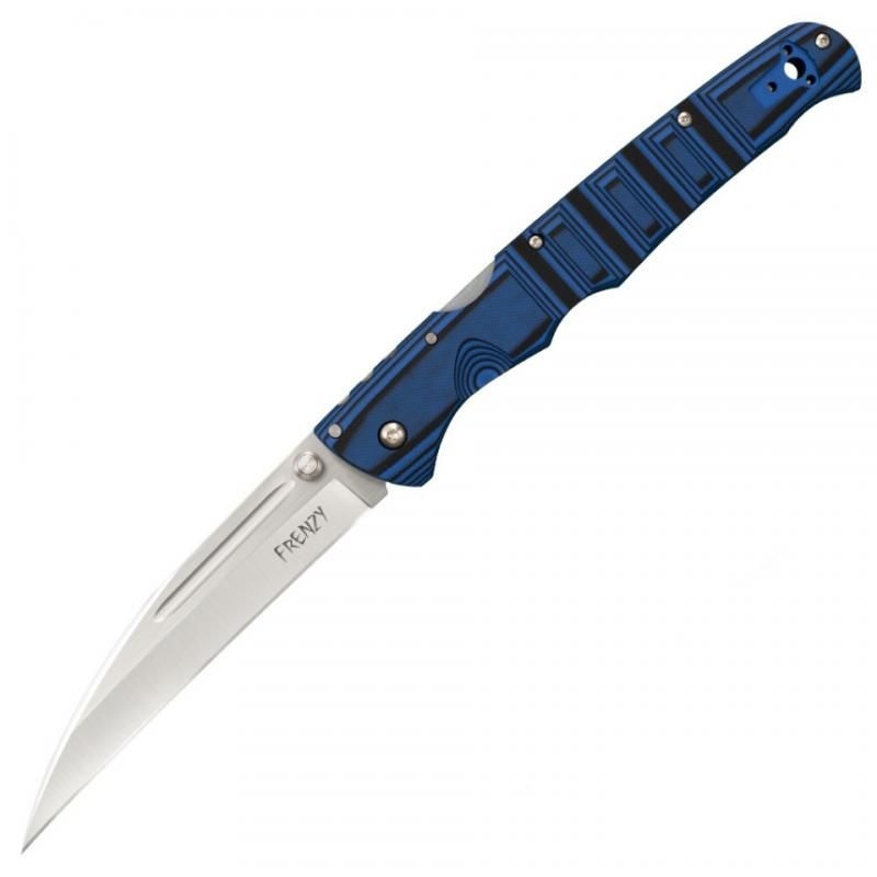 Складной нож Frenzy 2 (Blue/Black) - Cold Steel 62P2A, сталь CPM-S35VN, рукоять G10 - фото 2