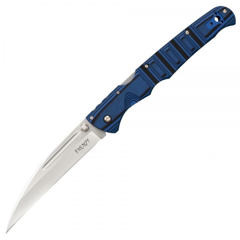 фото Складной нож frenzy 2 (blue/black) - cold steel 62p2a, сталь cpm-s35vn, рукоять g10