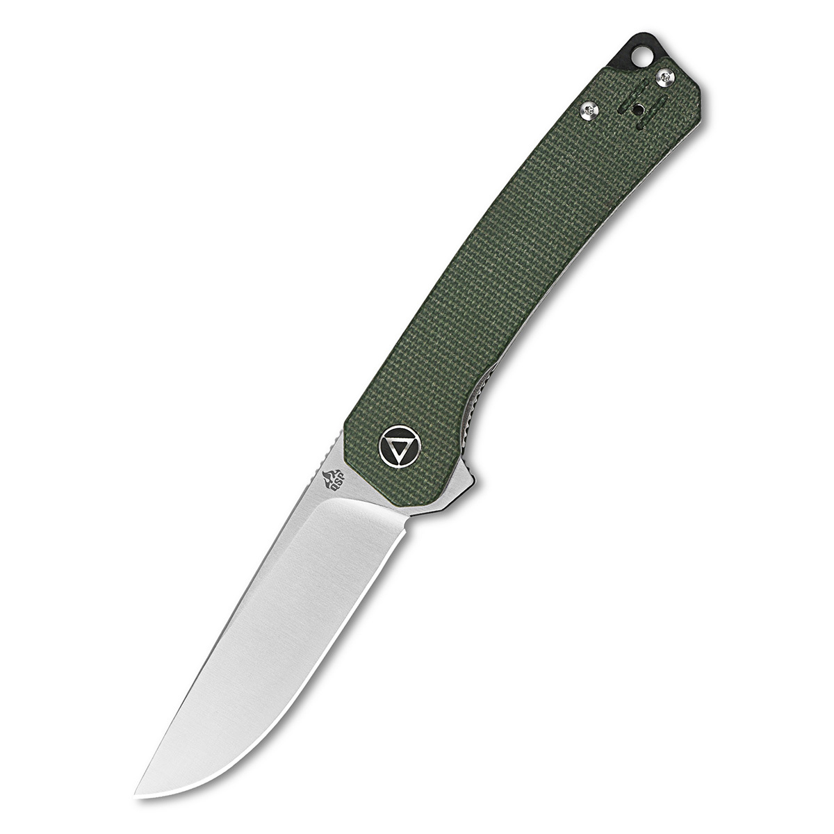 Складной нож QSP Osprey, сталь 14C28N, рукоять микарта, зеленый