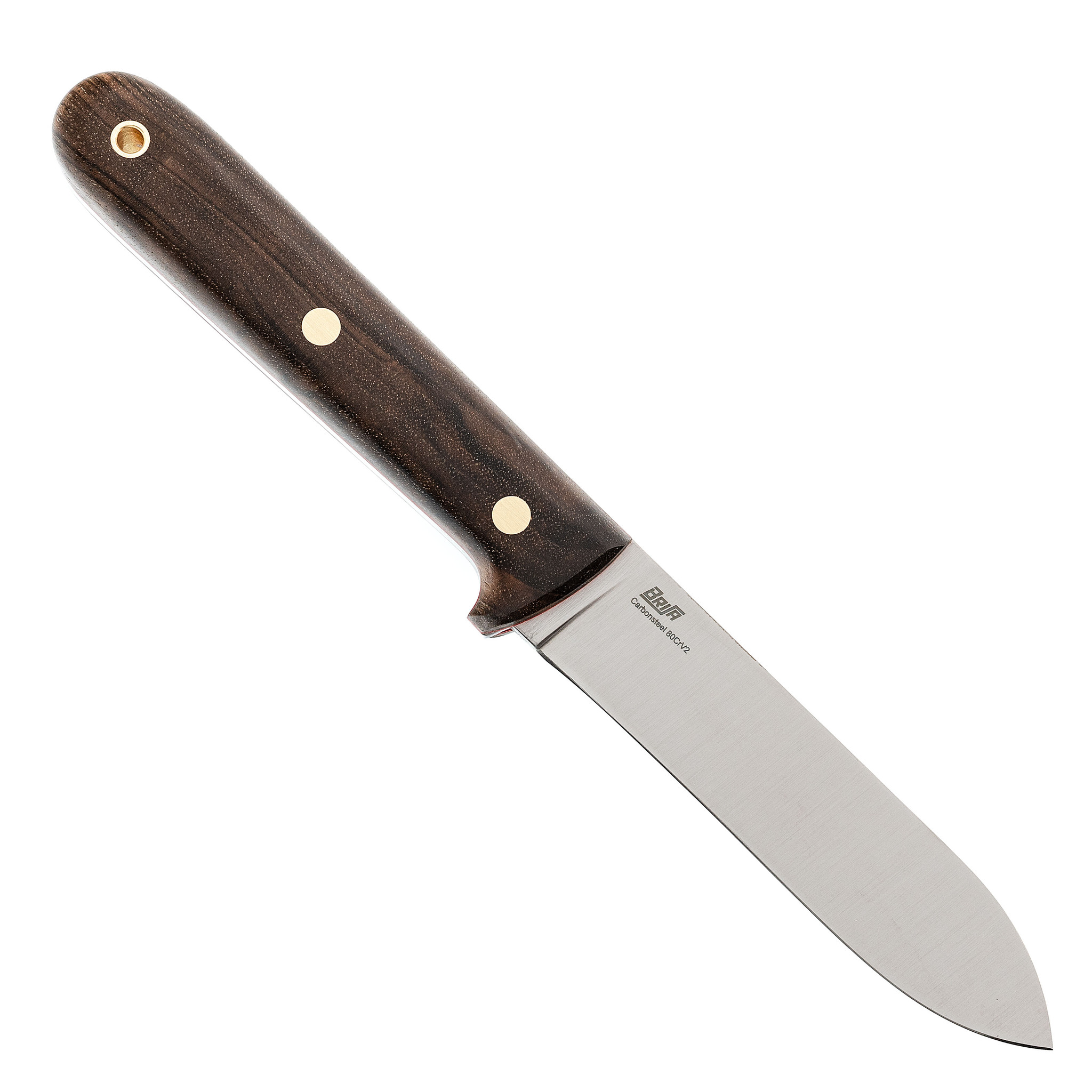 Нож Enzo Kephart 115 Stabilized Walnut, сталь carbon - фото 3