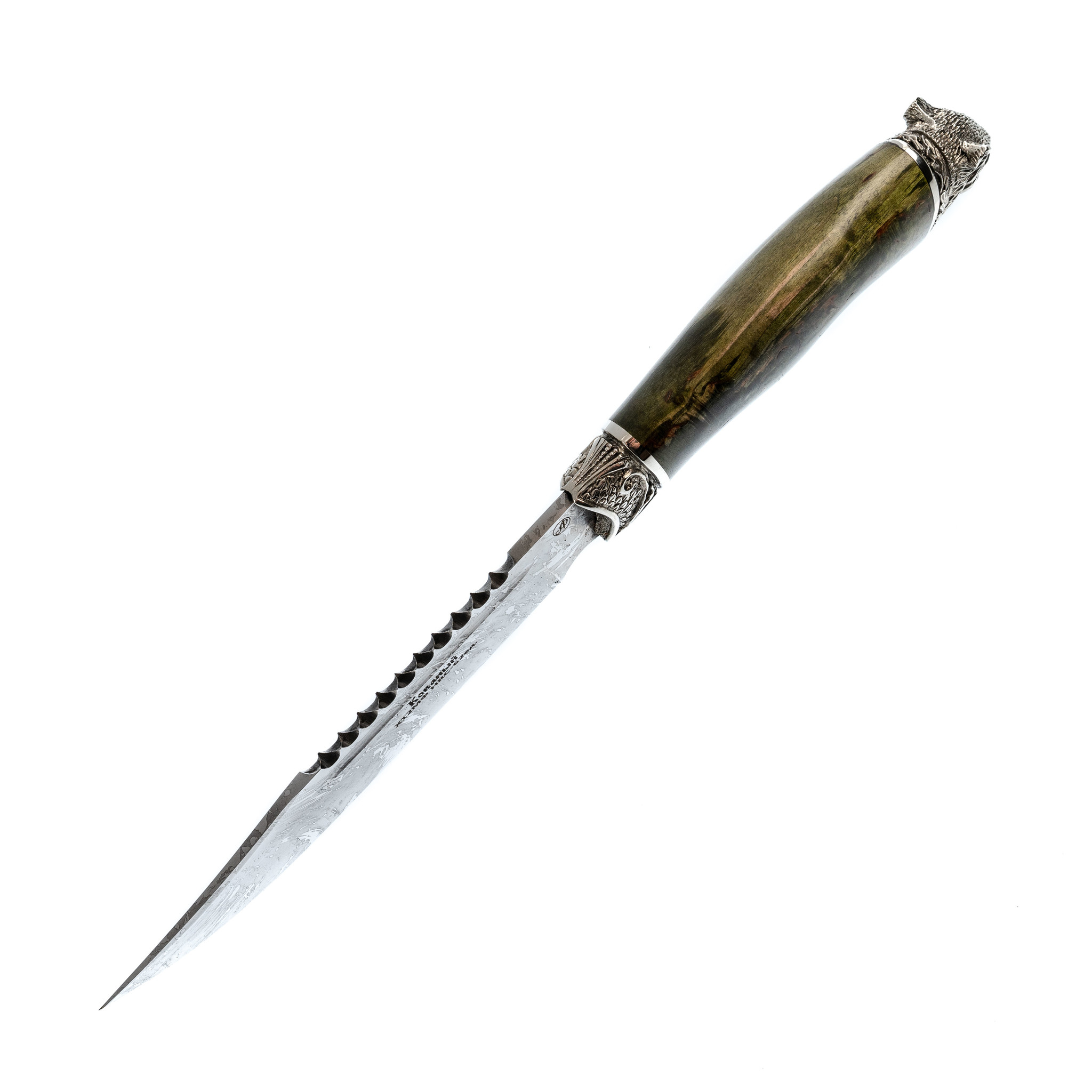 Нож Рэкс, сталь Х12МФ, рукоять карельская береза от Ножиков