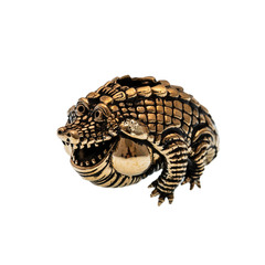 Фото Бусина Крокожаб, бронза