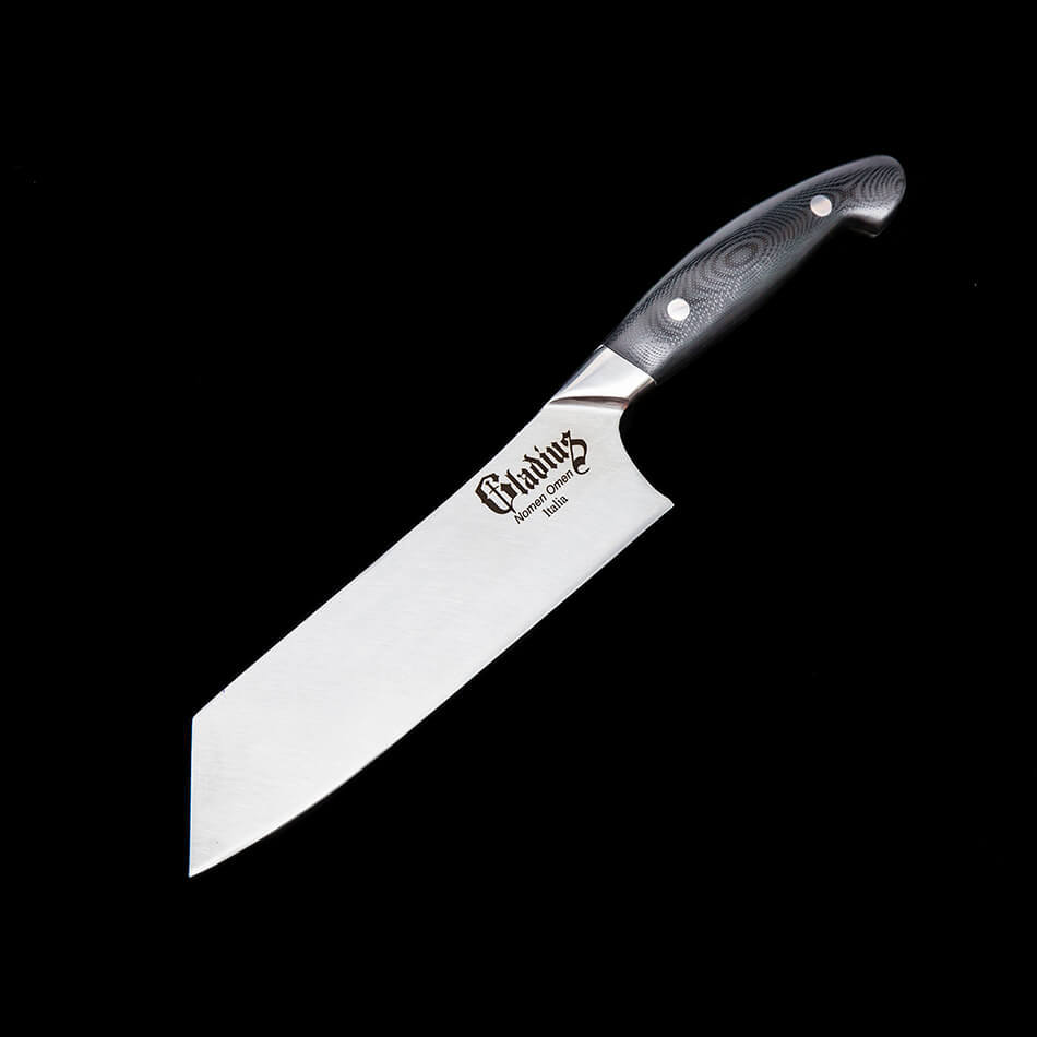 Нож кухонный большой Gladius Cerberus, сталь ACUTO440, рукоять G10 от Gladius Design