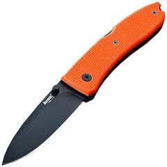 Фото Нож складной LionSteel 8800B OR Opera, сталь Black Finish D2 Tool Steel, рукоять стеклотекстолит G-10, оранжевый
