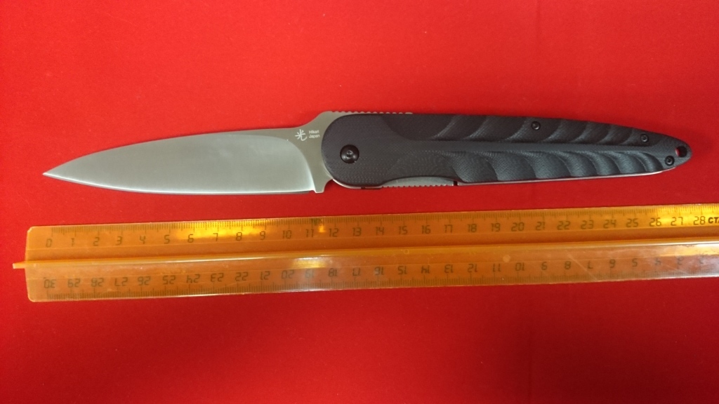 Складной нож Hikari Mino Kami, сталь VG-10, рукоять черный G10 - фото 2