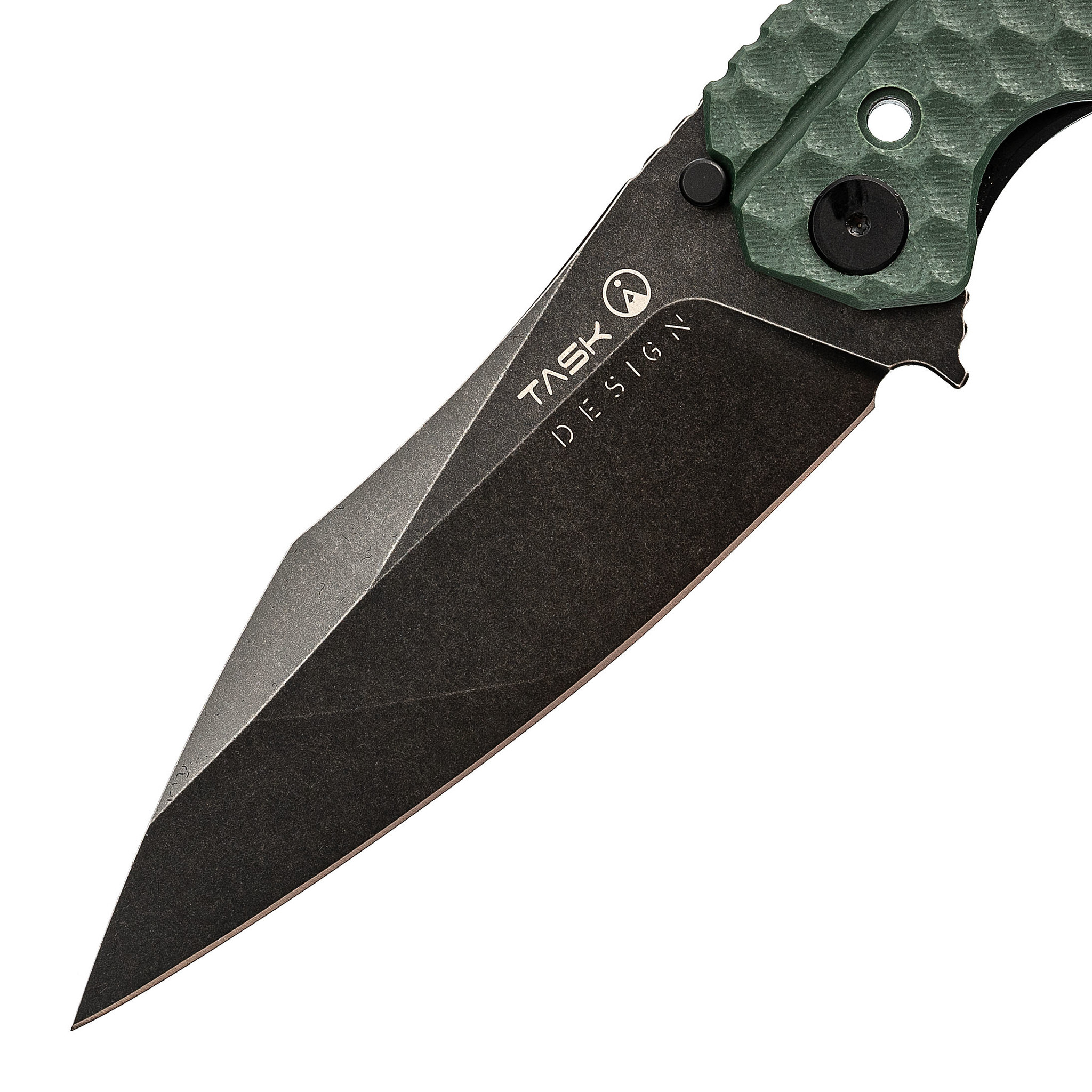 Складной нож TASKnives SPITFIRE, сталь D2 Black Stonewash, зеленый (уценка) - фото 2