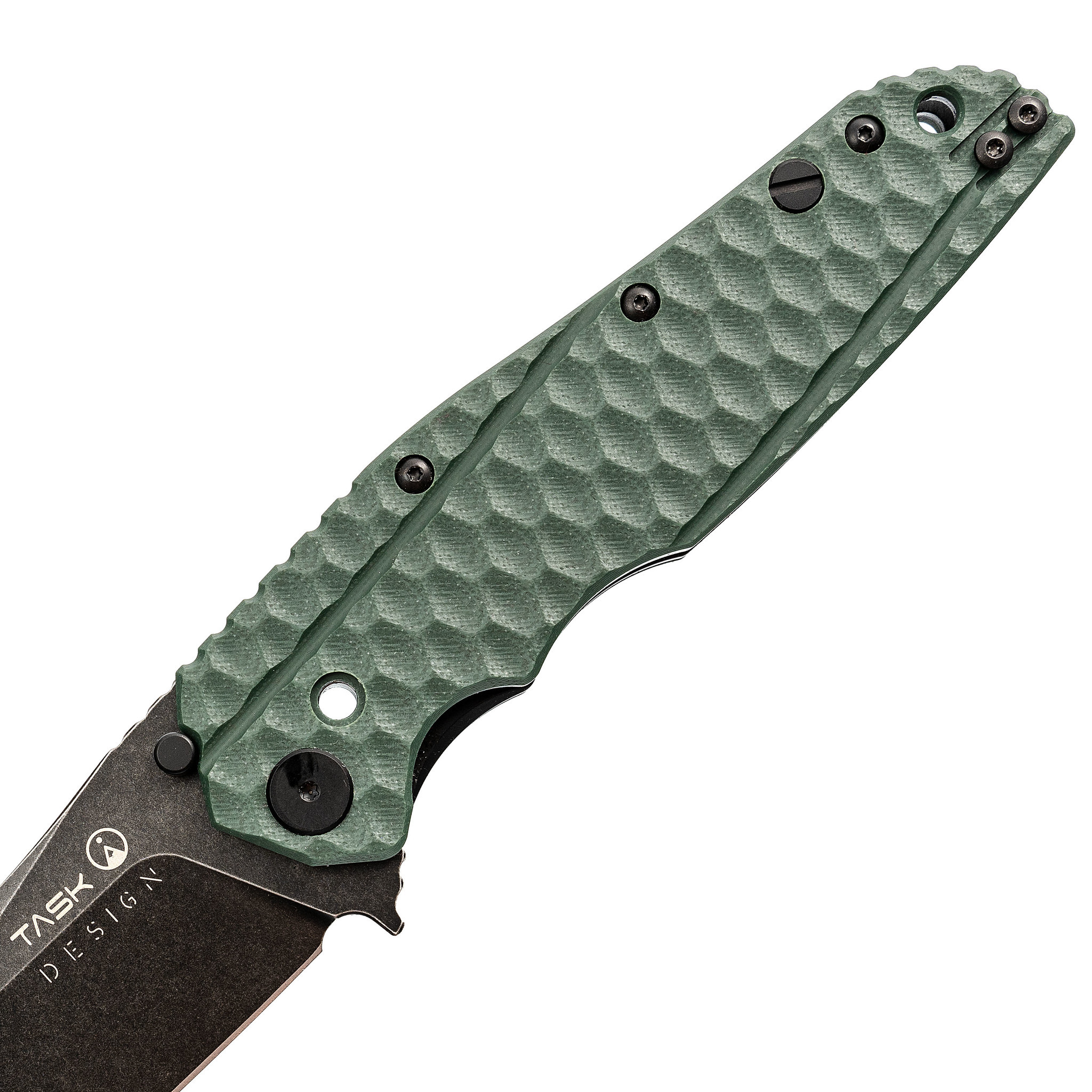 Складной нож TASKnives SPITFIRE, сталь D2 Black Stonewash, зеленый (уценка) - фото 3