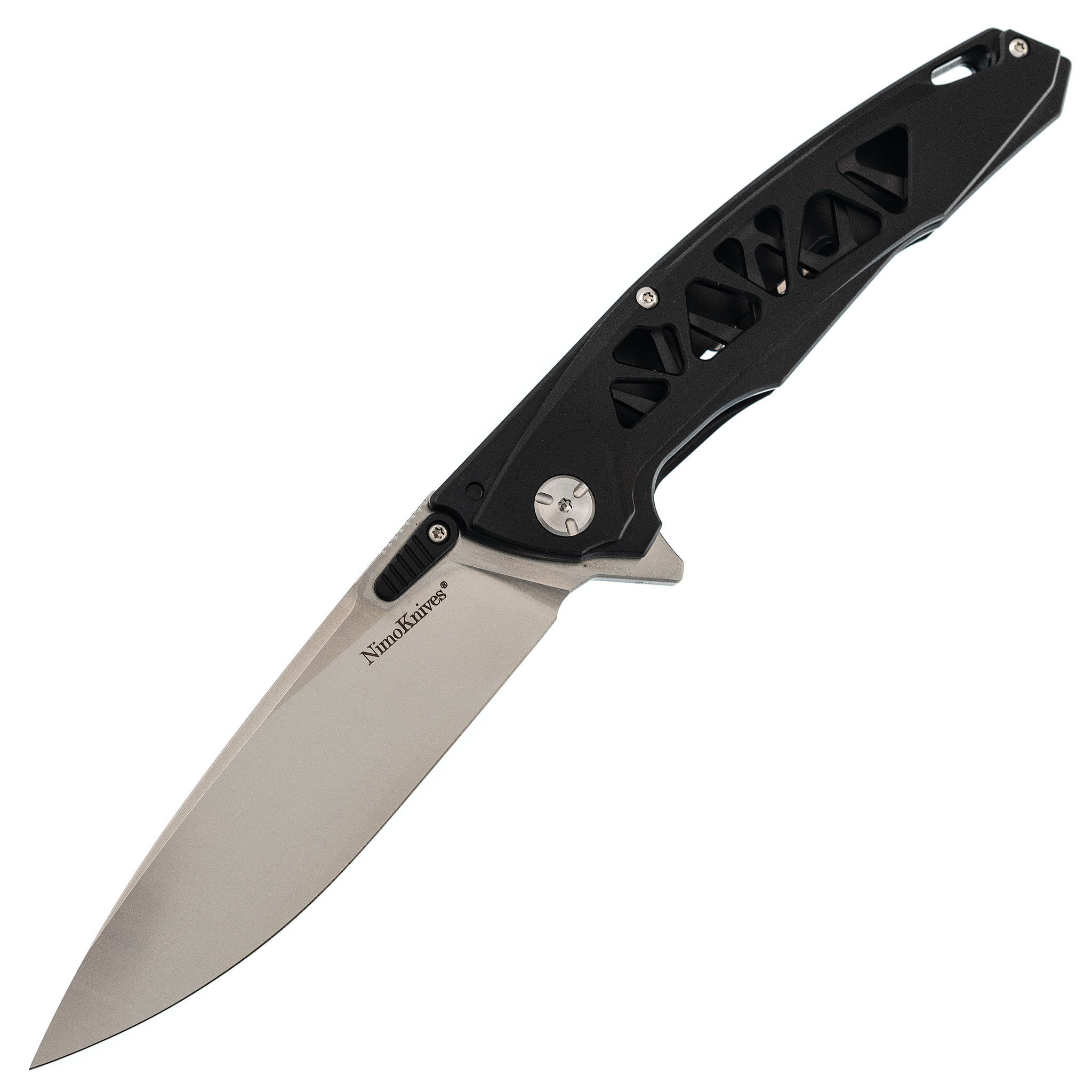 Складной нож Nimo Panther, сталь 440C, черный - фото 1