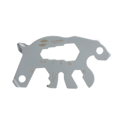 Фото Мультитул Stinger Медведь 55 x 35 мм, 5 функций, нержавеющая сталь