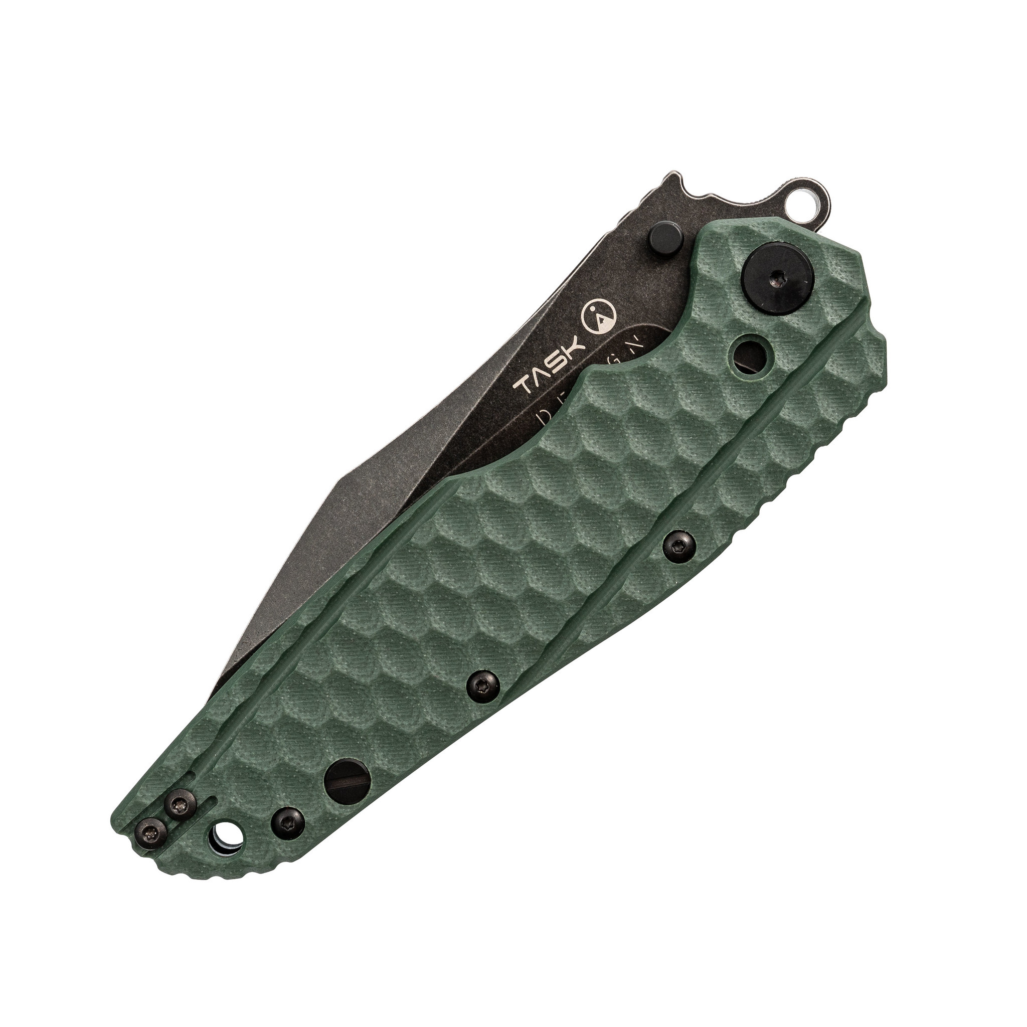 Складной нож TASKnives SPITFIRE, сталь D2 Black Stonewash, зеленый (уценка) - фото 8