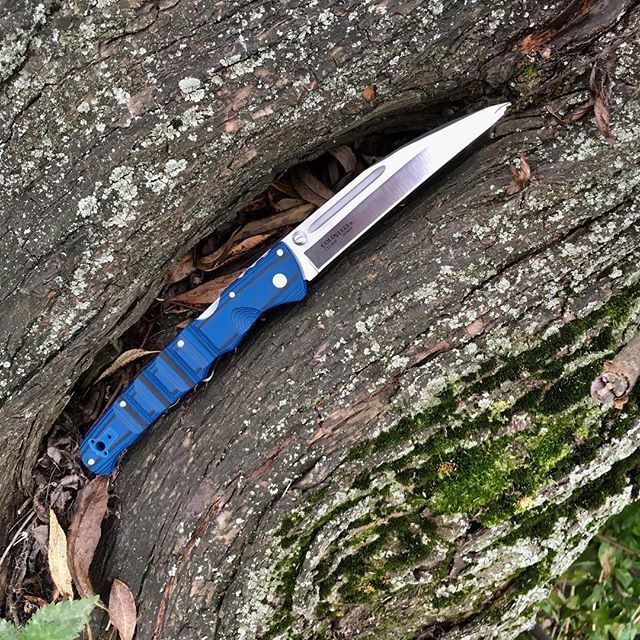 Складной нож Frenzy 2 (Blue/Black) - Cold Steel 62P2A, сталь CPM-S35VN, рукоять G10 - фото 5