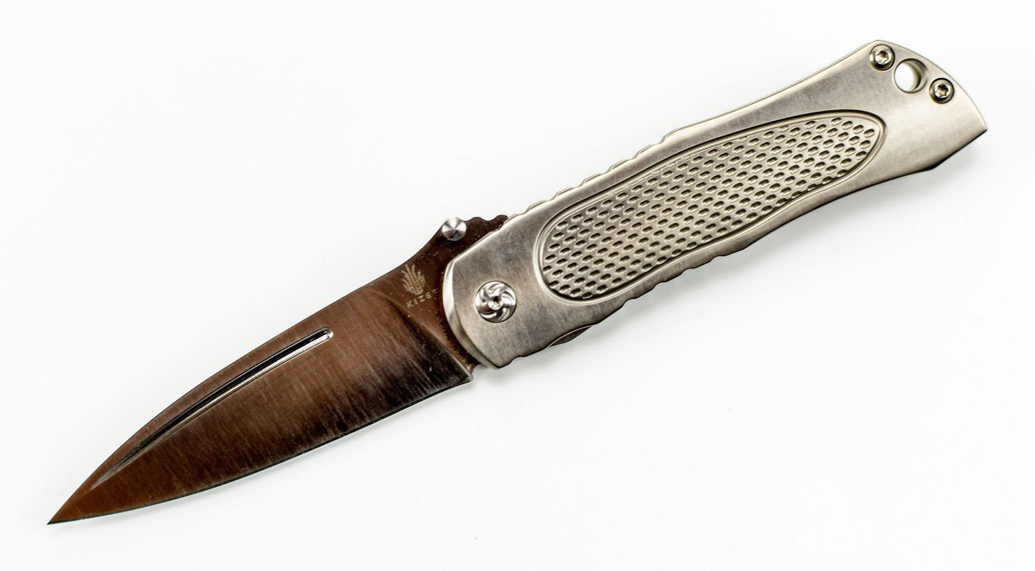 фото Складной нож kizer wakulla из стали cpm-s35vn, рукоять титан