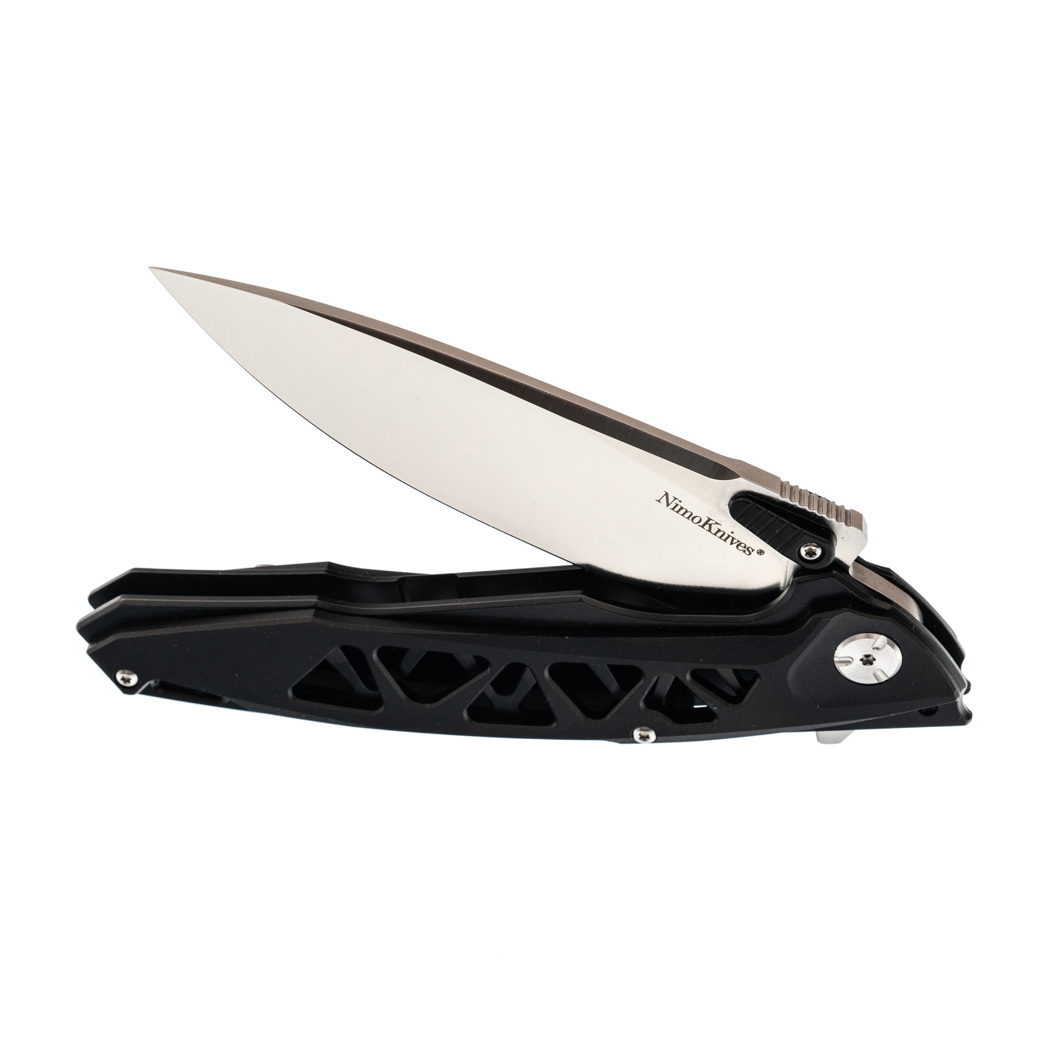 Складной нож Nimo Panther, сталь 440C, черный - фото 5