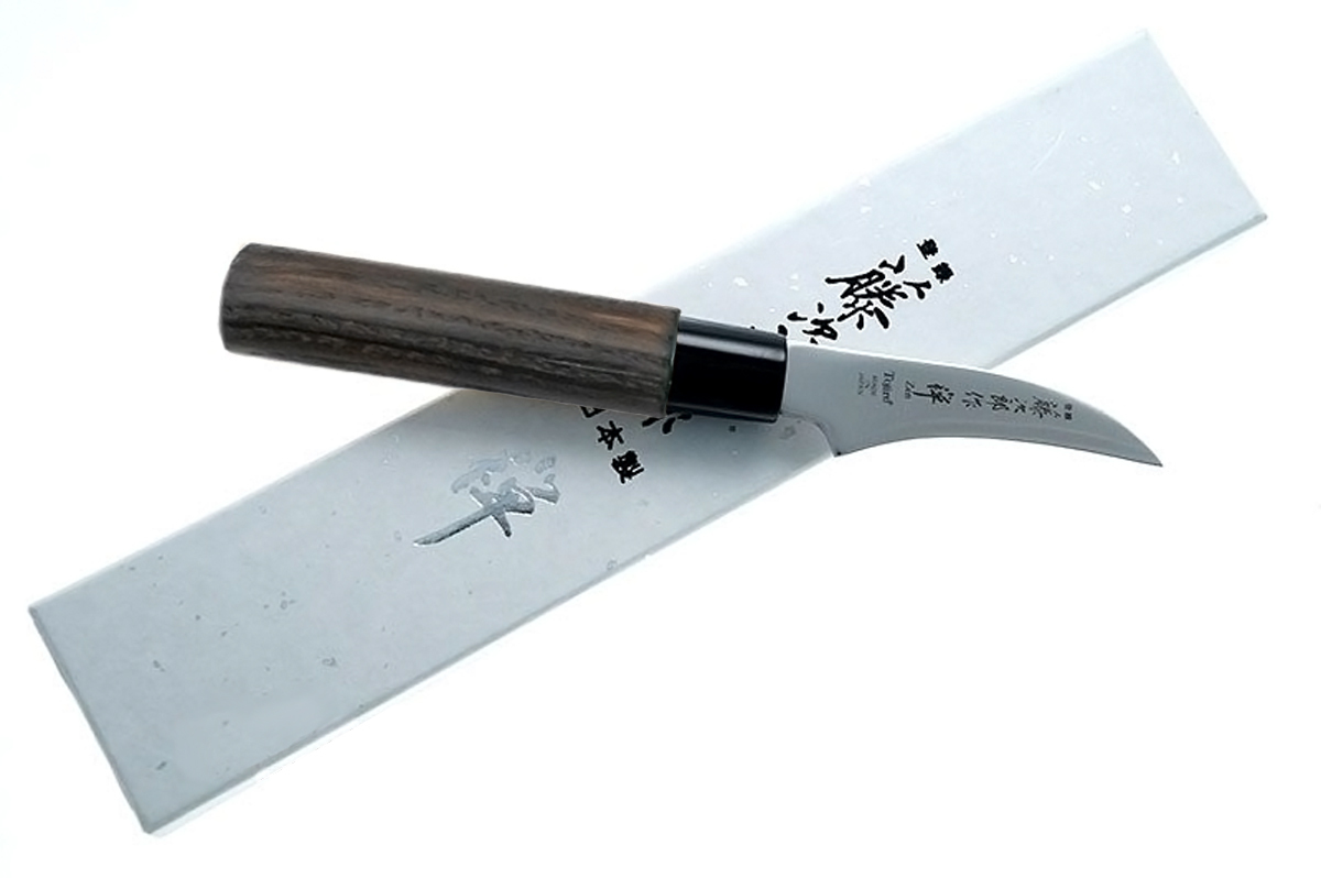 фото Кухонный нож для чистки овощей, zen, tojiro, fd-560, сталь vg-10, в подарочной коробке