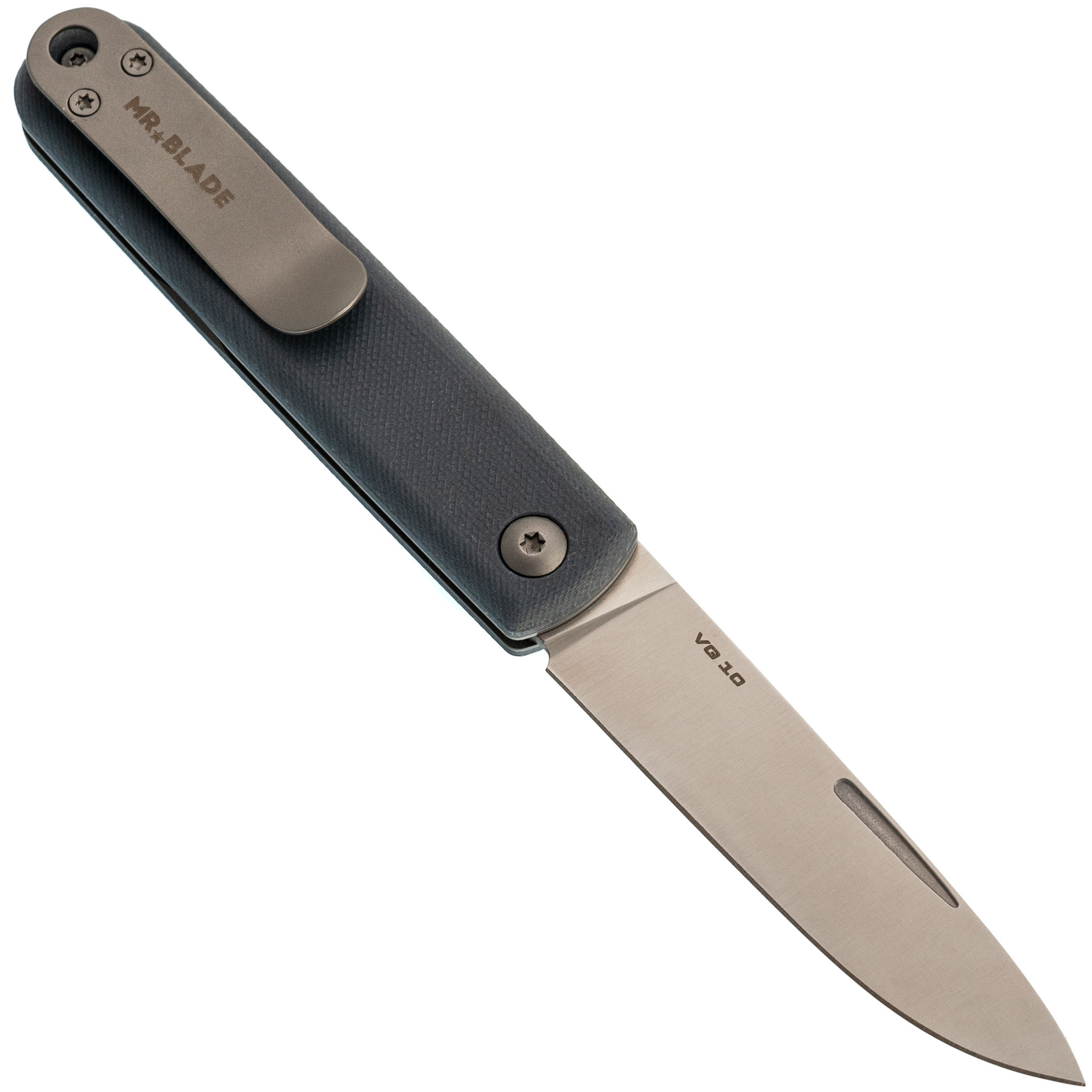 Складной нож Mr.Blade Morsetto, сталь VG10, рукоять G10, серый - фото 3